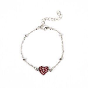 Heartachingly Adorable - Red Bracelet